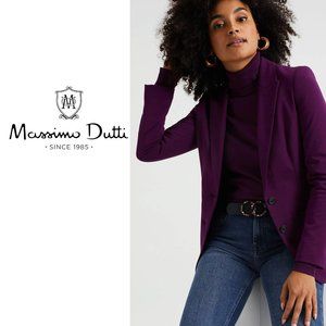 Holiday Sales, MASSIMO DUTTI BEAUTIFUL purple blazer/jacket.